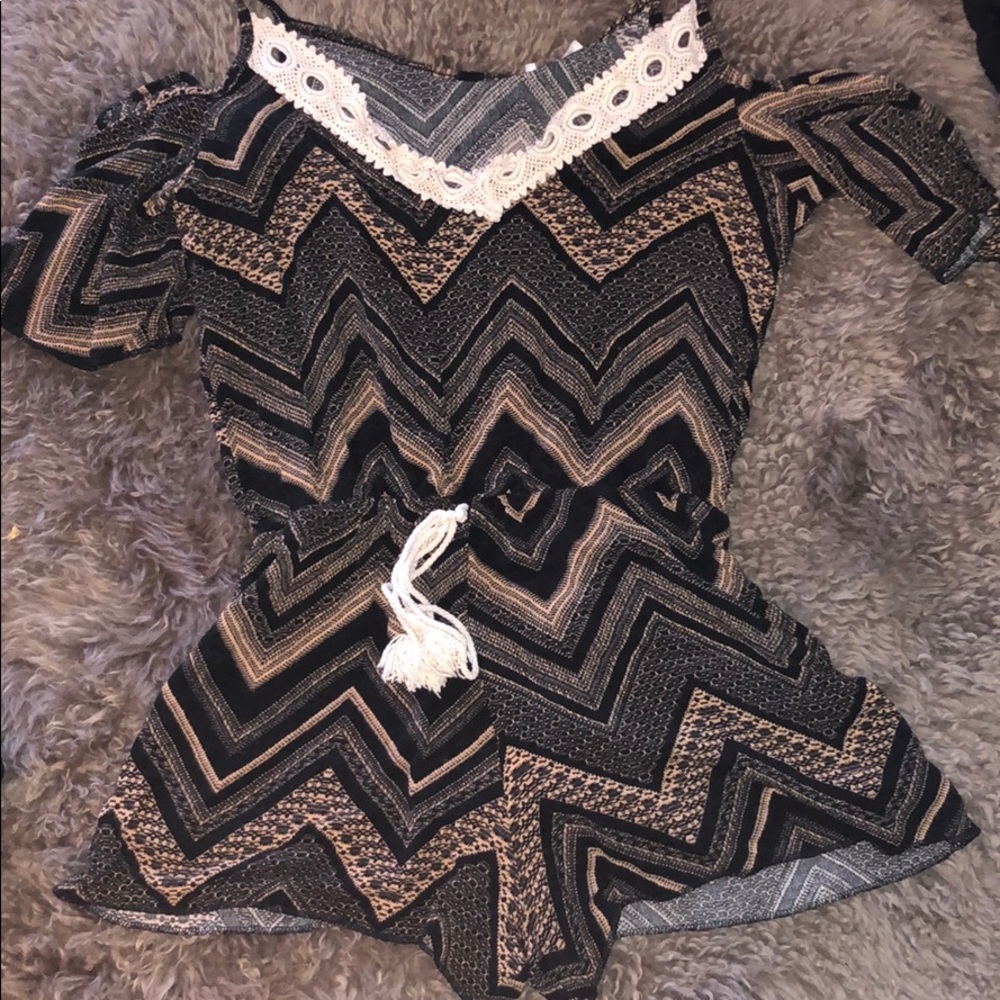Off the shoulder romper
